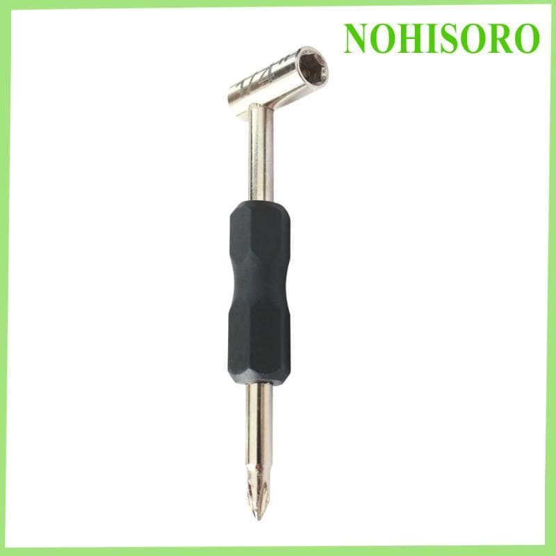 [Nohisoro] Chave De Afinação De Guitarra Com Fenda E Alça Ergonômica Compacta , Aço , Para Luthiers Fabricantes De Instr