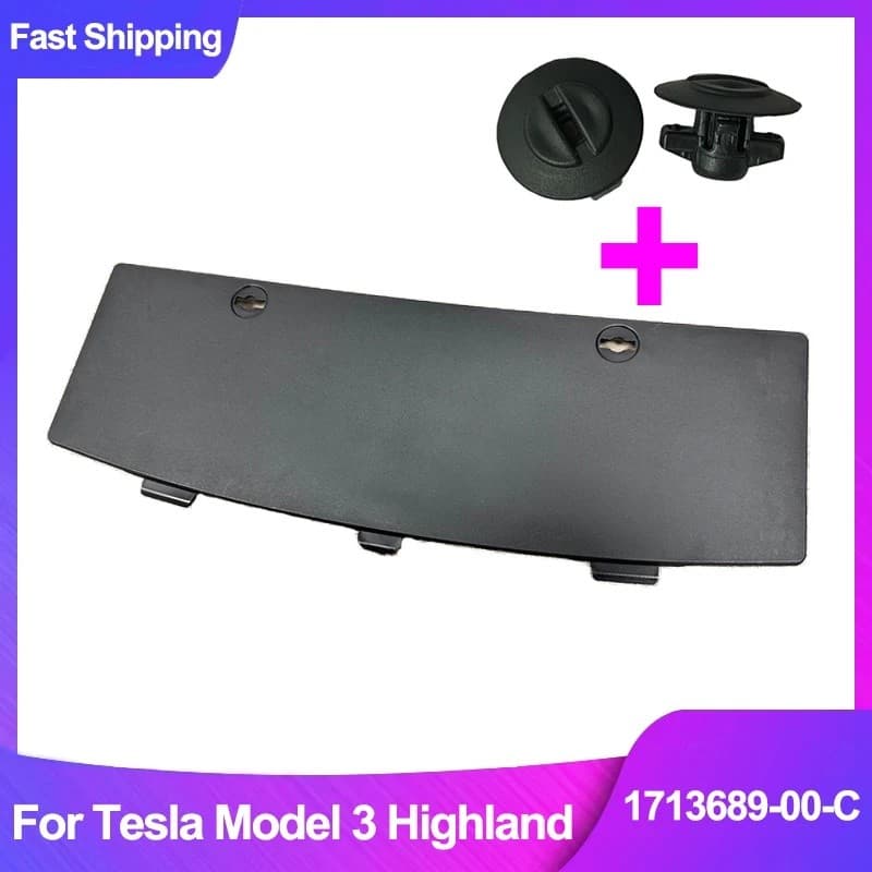 FZ 1713689-00-C Capa De Engate De Reboque Para Tesla Modelo 3 Highland 2024-2026 Pequena Pára-Choque Traseiro Inferior G