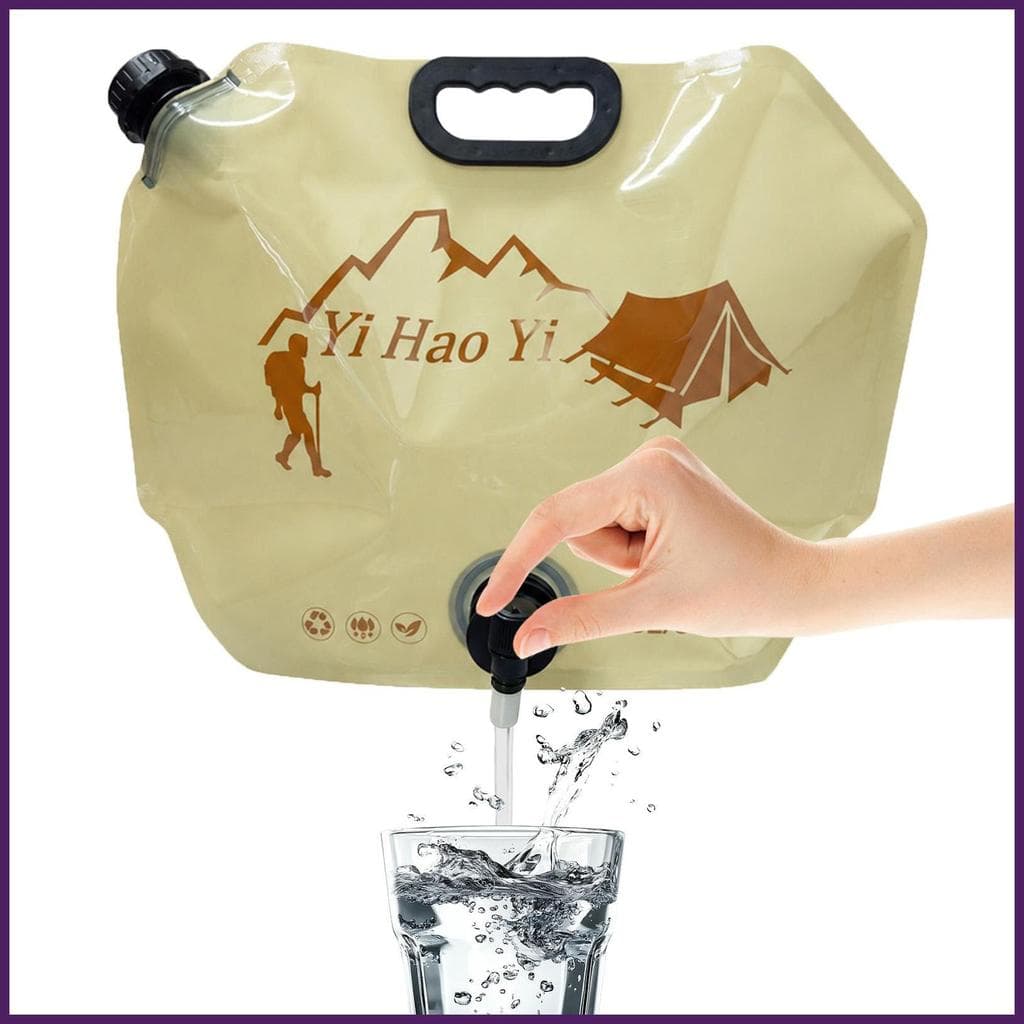 Saco De Água Para Acampamento , 8L , Leve , Portátil , Fino , À Prova De Poeira , Frascos Grandes , Armazenamento Homens