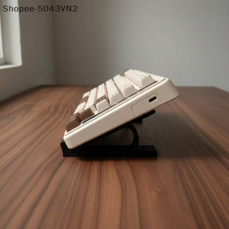 [RE] 1 Par De Risers De Teclado Portáteis Para Mesa De Computador , Acessórios De Riser Ergonômicos Ajustáveis Produtivi