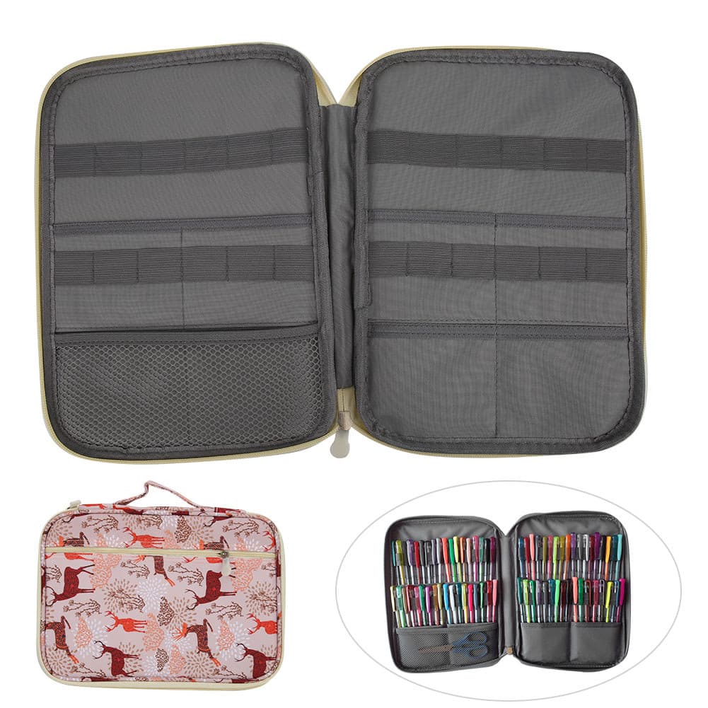 Vistreck Sketch Painting Pencil Case Organizador - Bolsa de armazenamento colorida para artistas (96 cores)