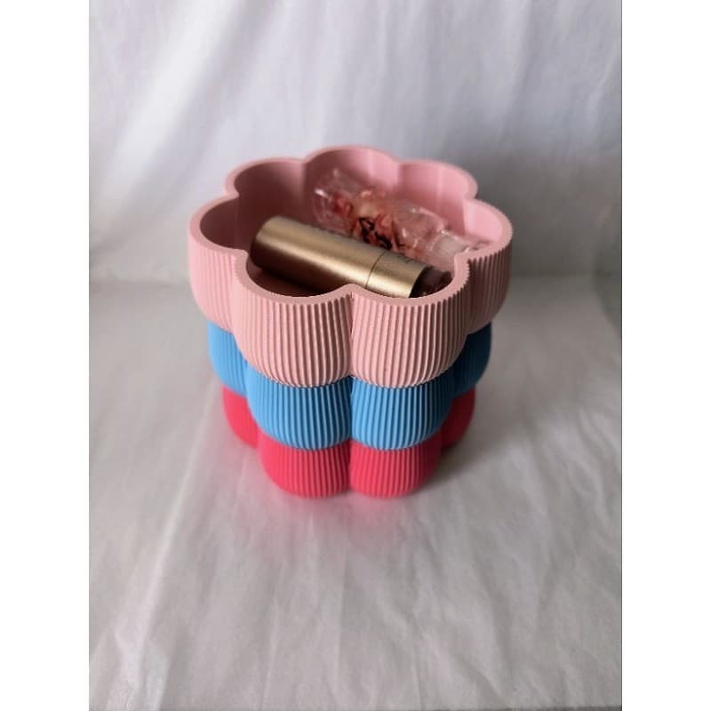 Organizador de Mesa Flor Porta Joias Porta Objetos Decorativo Impressão 3D
