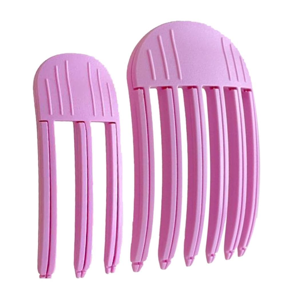 2 Peças de Acessório para Volume no Topo da Cabeça, Presilha de Cabelo para Fixar na Testa com 3/6 Dentes, Ferramenta pa