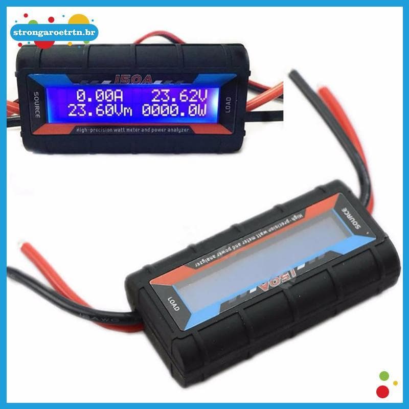 strongaroetrtn FT08 RC 150A Medidor De Watts De Alta Precisão Analisador De Potência Balight LCD wattmeter br