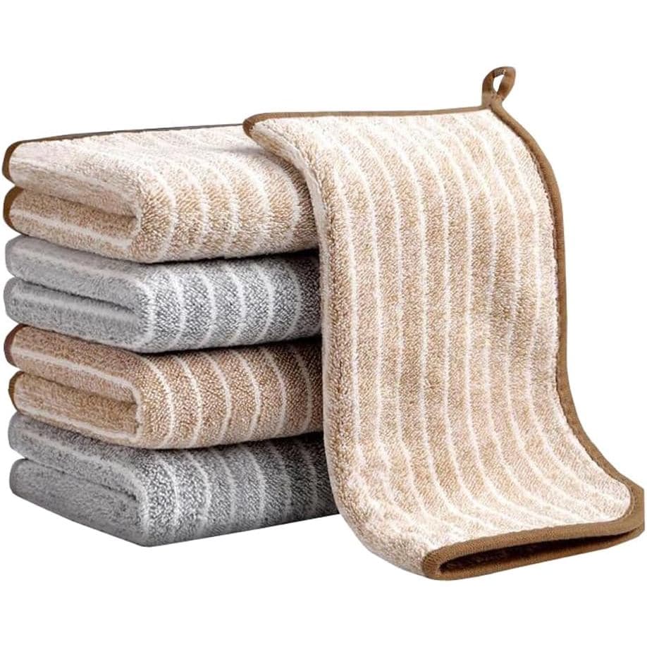 Panos de Prato para Lavar Louça na Cozinha, Toalhas de Fibra para Cozinha, Panos Absorventes, Pacote com 6 - Multicolori