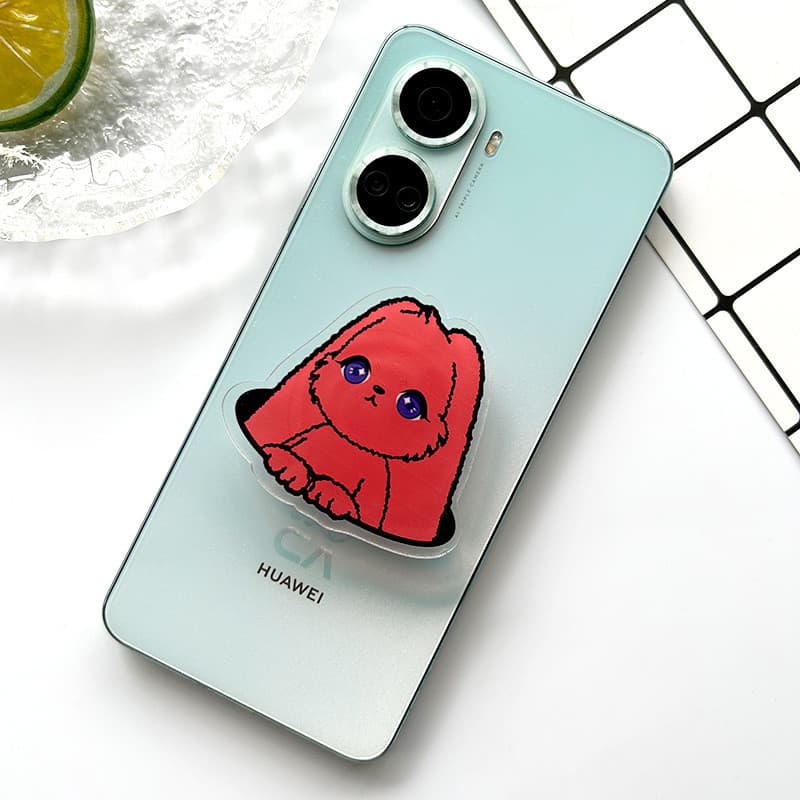 Song Yuqi < YUQ1 > Suporte para celular SOIO Suporte dobrável de desenho animado Suporte transparente retrátil
