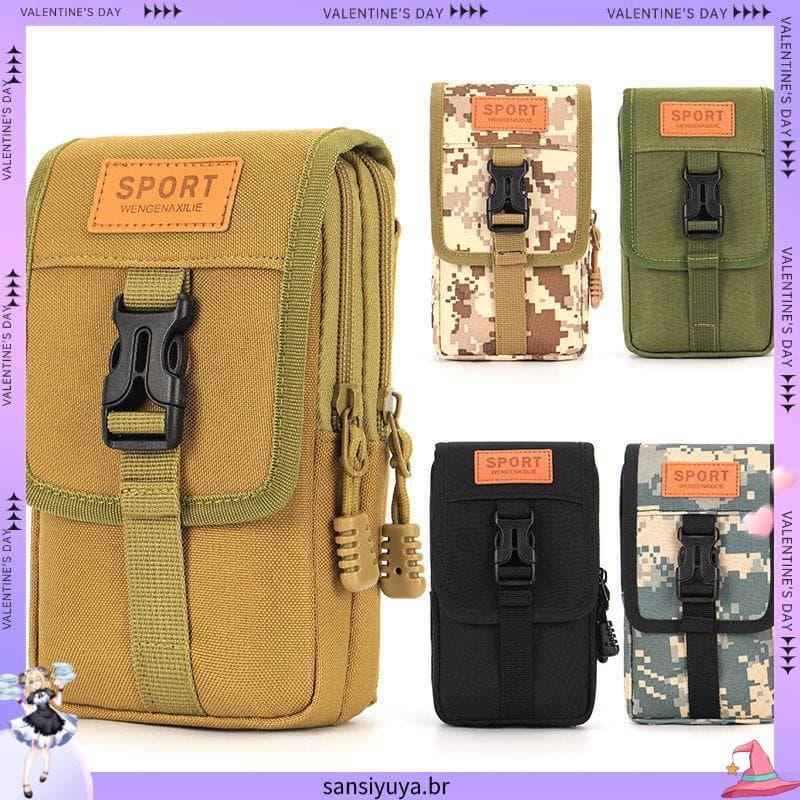 1390 vezes recomprar novo estilo bolsa para celular masculina usa cinto bolsa de cintura cinto multifuncional capa para