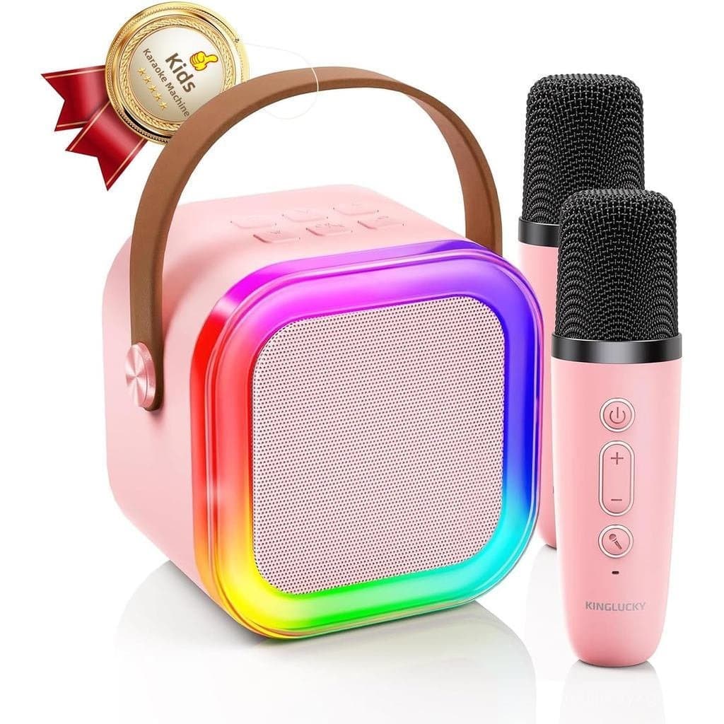 Máquina de Karaokê Mini Kinglucky para Crianças, Presentes de Aniversário para Meninas de 3, 4, 5, 6, 7, 8, 9, 10, 11, 1