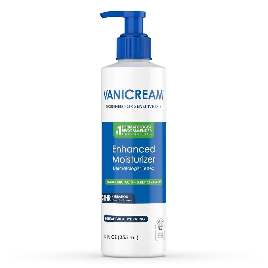 Hidratante Intensivo Vanicream, 12 oz, loção corporal diária para seca e sensível, clinicamente testada para