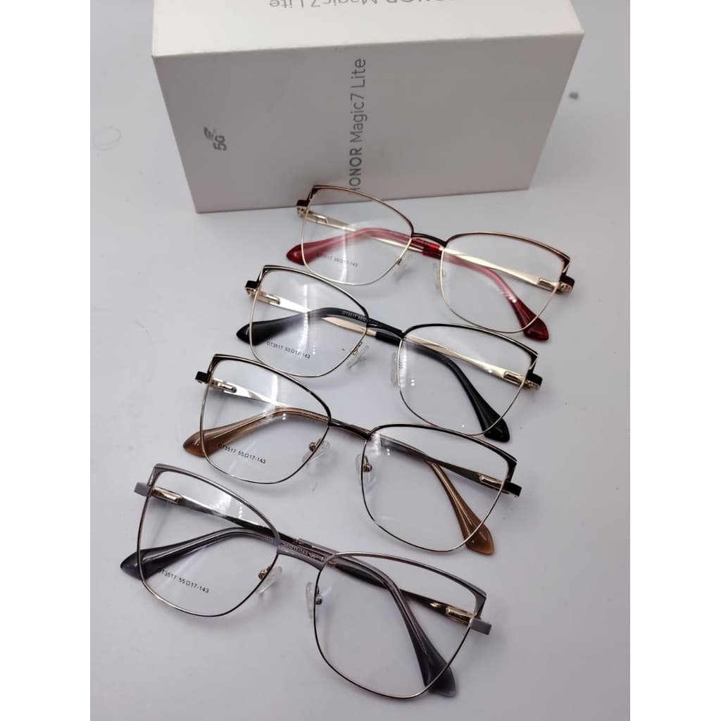Armação para Oculos Feminino Estilo Gatinho Com Aro Nova Tendencia