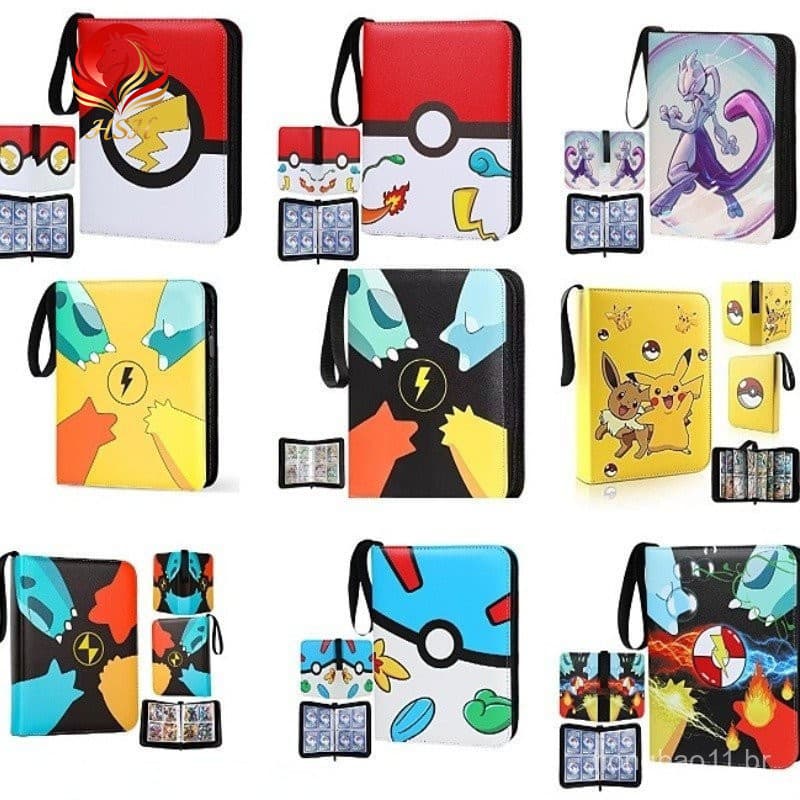 Novo Álbum de Cartas de Anime Pokémon para 400 Peças Vmax Gx Ex, Cartas de Jogo, Pasta de Coleção Infantil, Presente 69