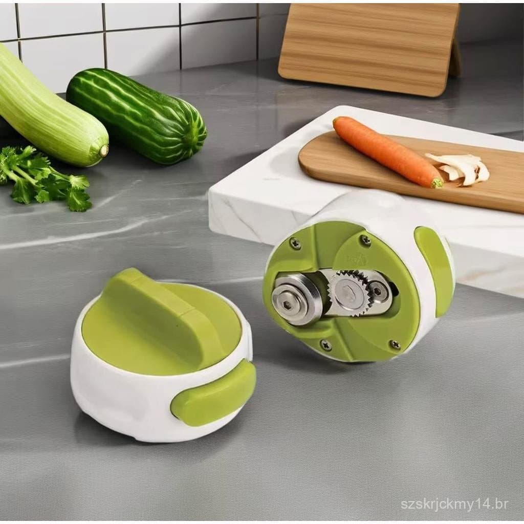 Abridor de latas com cabo ergonômico, uma maneira mais fácil de abrir qualquer lata – lâmina de aço inoxidável, bordas l