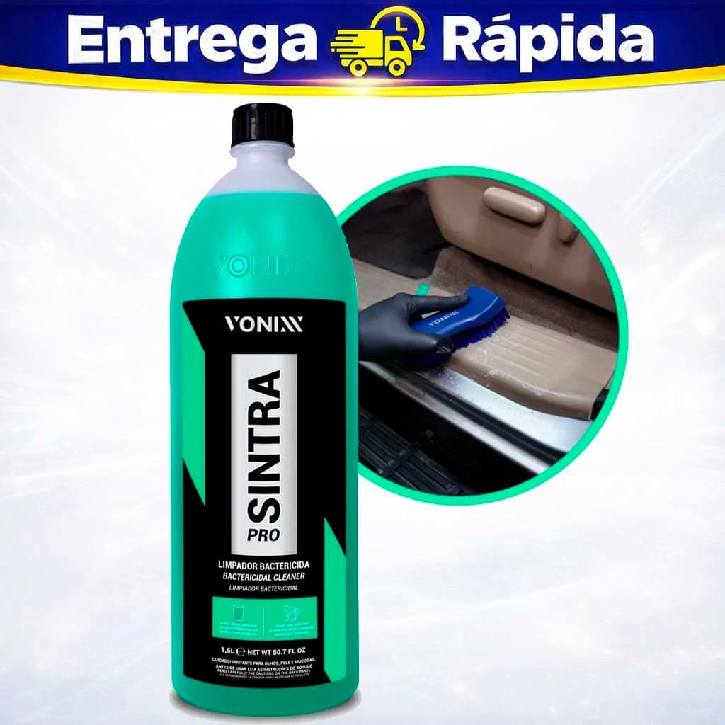 Sintra Pro Vonixx Limpeza Interna Veiculos Bactericida 1,5 Litros