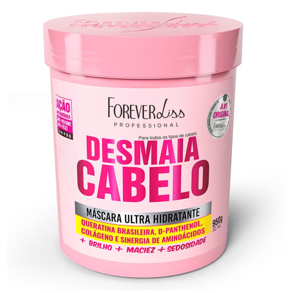 Mascara Desmaia Cabelo Forever Liss Ultra Hidratante 950g