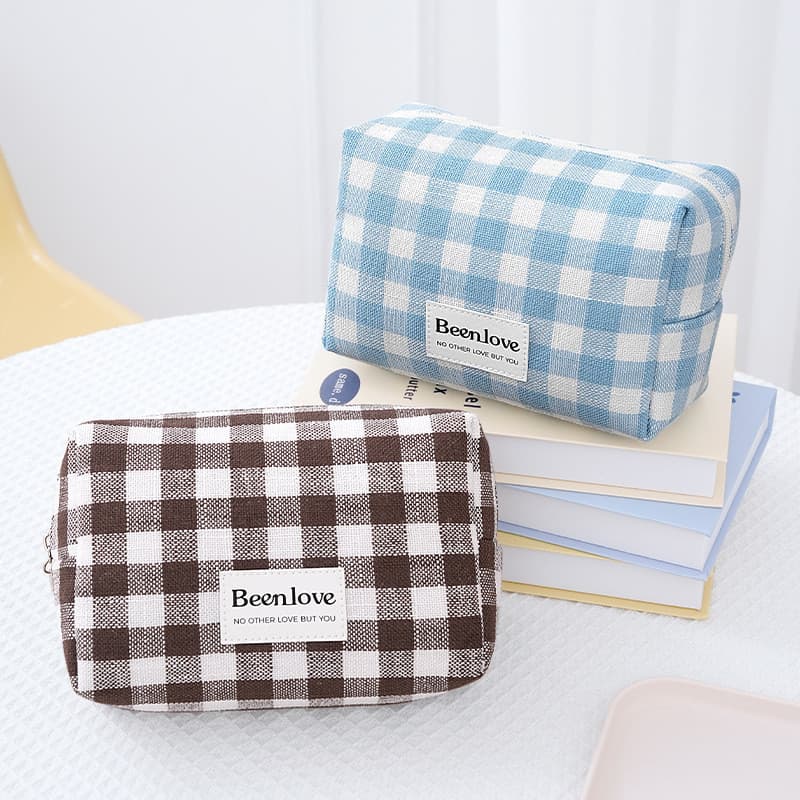 Bolsa cosmética octogonal portátil para viagem, bolsa organizadora de objetos pequenos portáteis