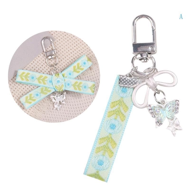 Uma Impressa Chaveiro Saco Ornamento Portátil Dangler