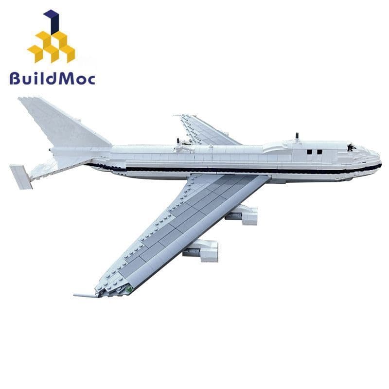 MOC-135820Série Espacial NASA Boeing 747 Avião Espacial Transporte Avião Menino Bloco de Construção Brinquedo u