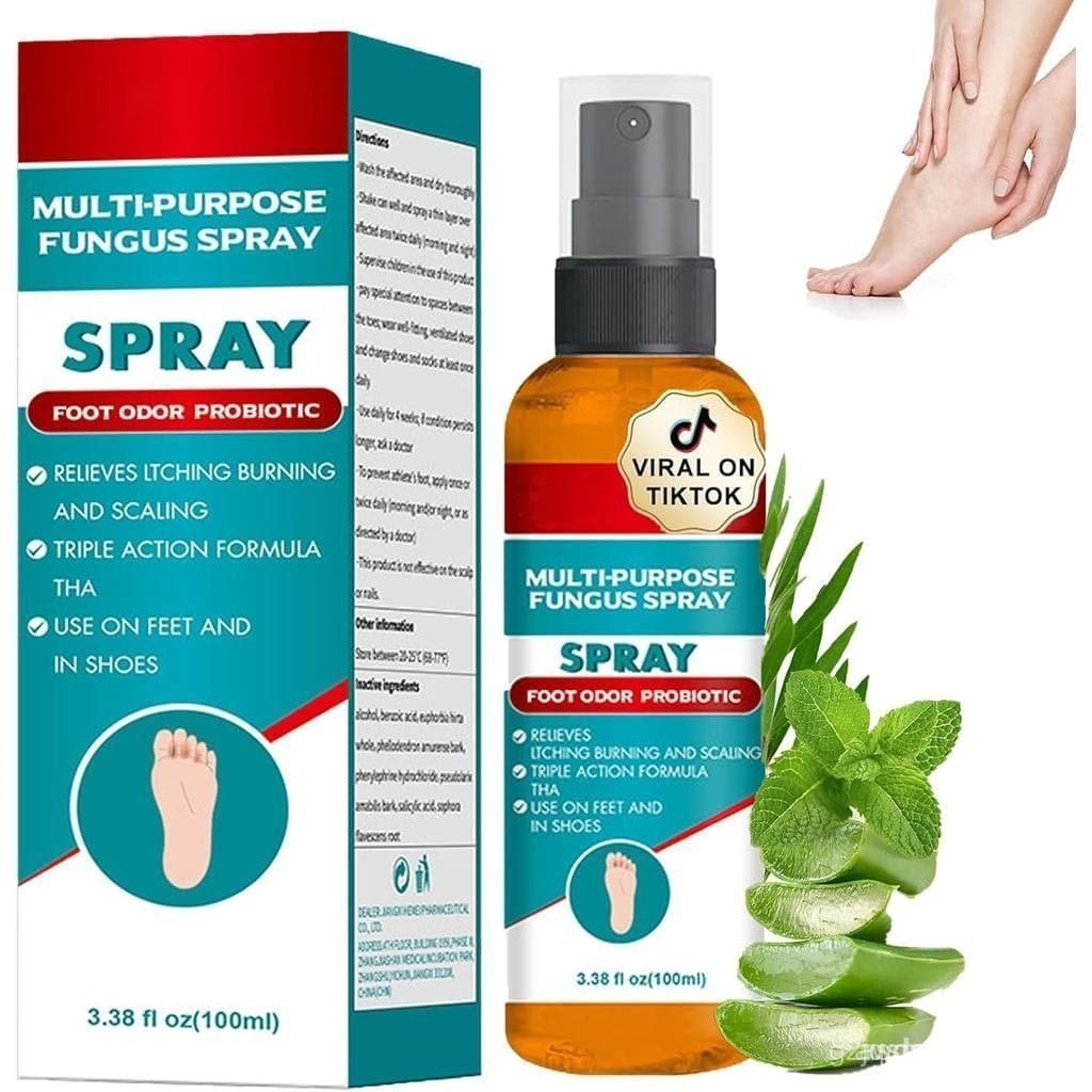 Spray para os pés, antifúngico, spray dental multifuncional, spray para o pé do atleta, remove o odor dos sapatos, remov