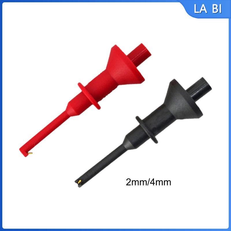 [Wishshopeehhh] 2 Peças De Clipes De Gancho De Teste IC Braçadeira Medidor Elétrico Flexível Portátil Prático Profission