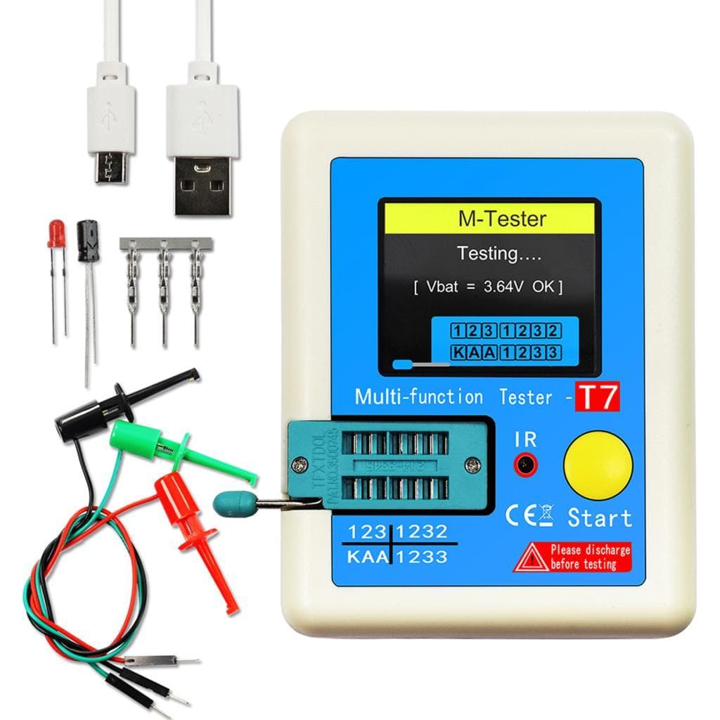 besttool-BR Weytoll Transistor Medidor LCR Capacitância Resistência Tester Tela colorida para Diodo Triodo Capacitor