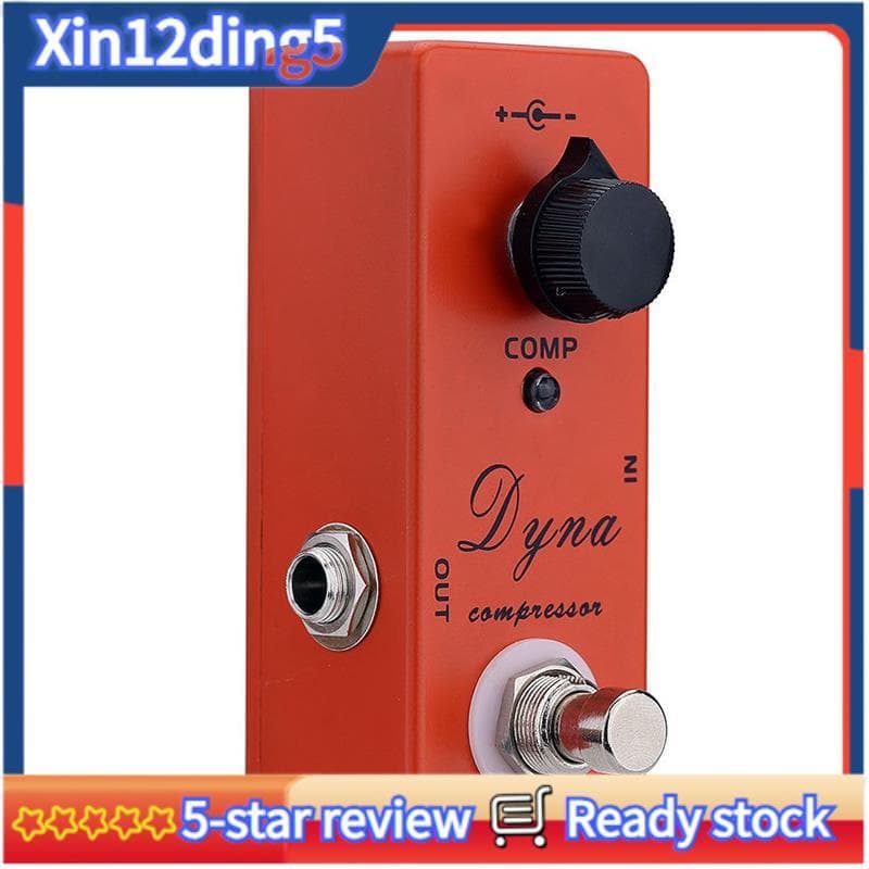 Pedal De Efeito De Guitarra Elétrica Dyna Compressor Mini Único Com True Bypass