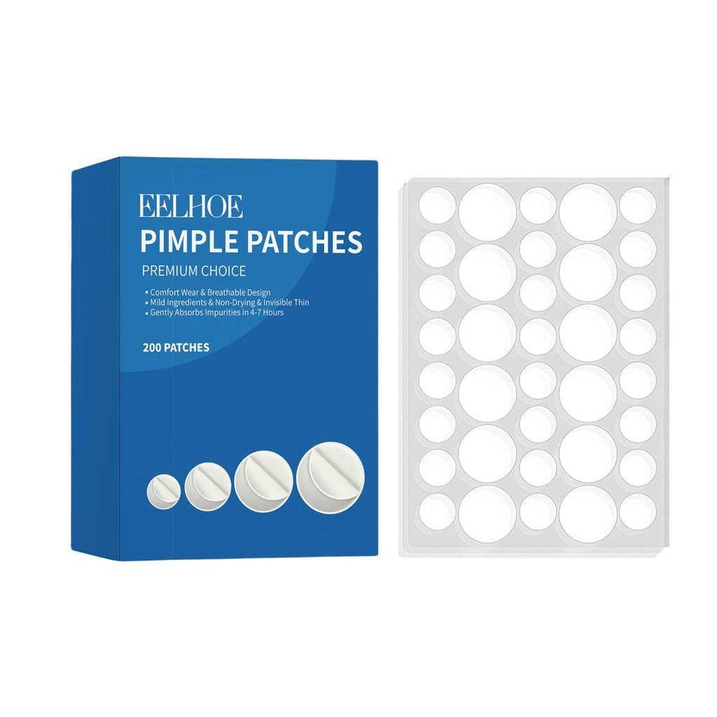 Patches Hidrocoloides para Acne EELHOE |   Corretivo Invisível para Imperfeições do Rosto |   Adesivos para Imperfeições