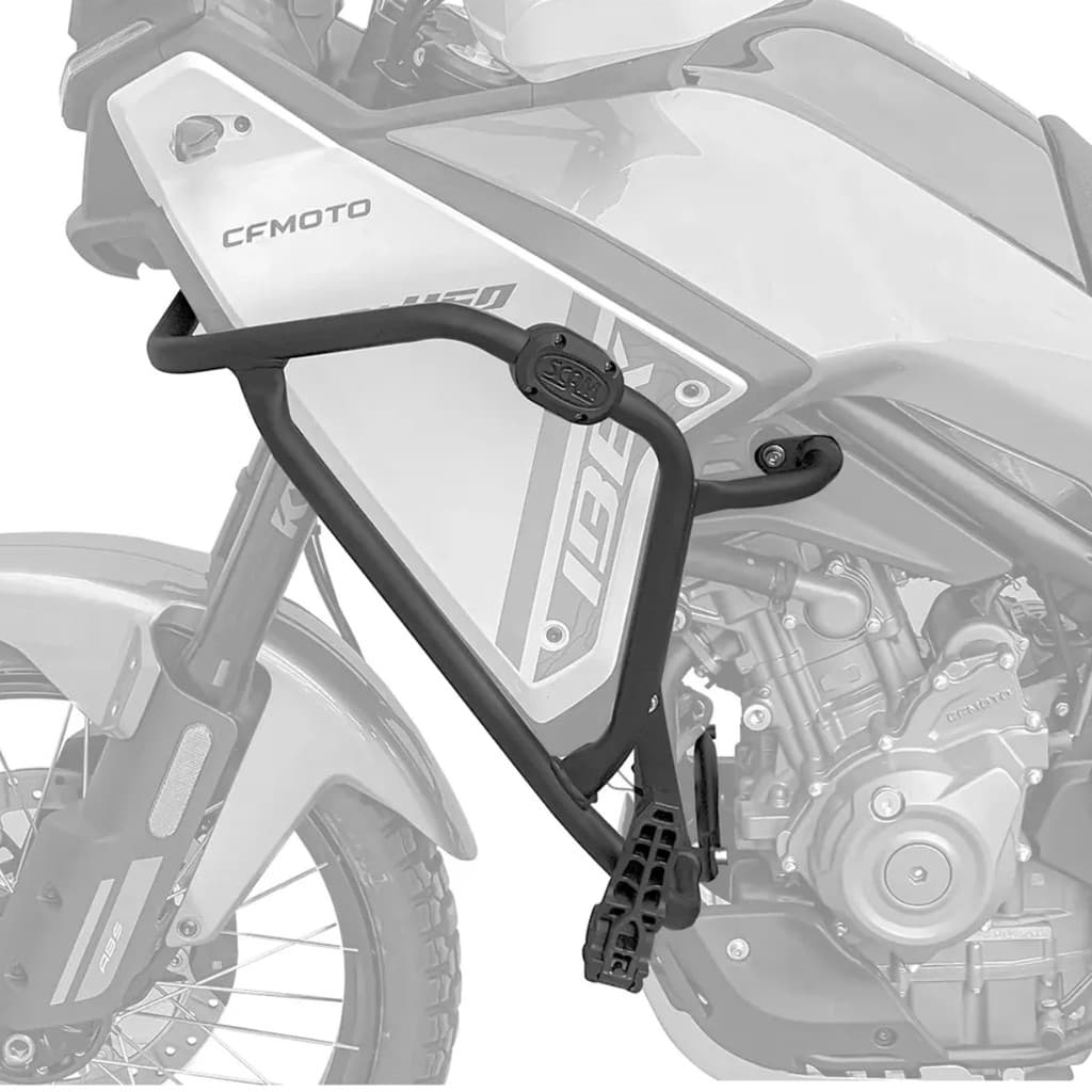 Protetor Motor Carenagem Com Pedaleira CF Moto Ibex 450 2026..  Scam SPTOP1130