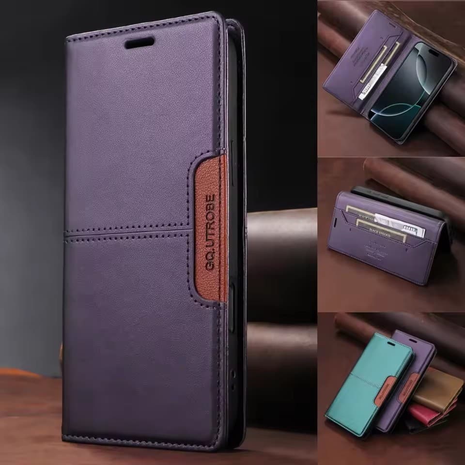 Capa De Couro Flip Para Xiaomi Redmi 15C 14C 13C 13 12 12C Note 15 Pro Plus 14 13 12 Pro Plus Tipo Carteira Telefone
