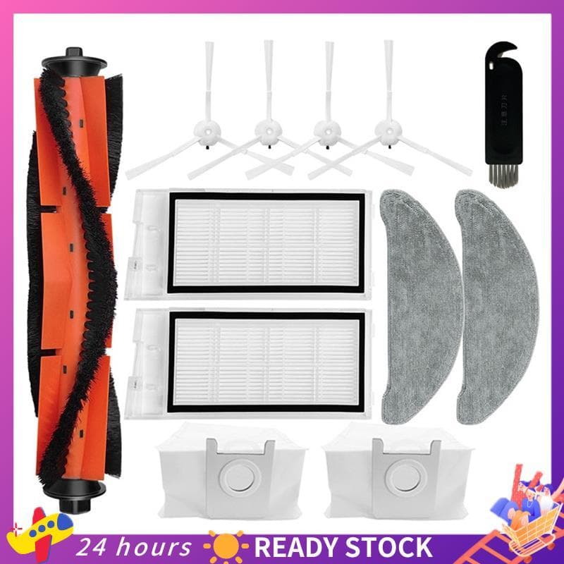 Robô Aspirador De Pó Peças Reposição Acessórios Escova Lateral Principal Filtro Hepa Mop Pano Saco Para Eve Plus SDJ01RM