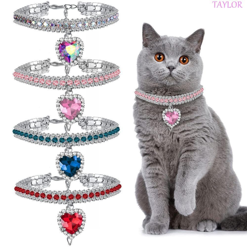 TAYLOR Cão Corrente Strass Moda Acessório Para Animais De Estimação Buldogue Francês Pequeno Filhote De Cachorro Colar