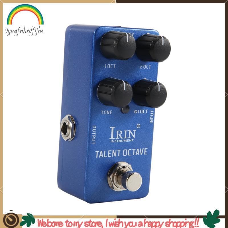 - 19 Talent Oitava Pedal De Efeito De Guitarra 3 Efeitos Sonoros Separados Pedais True Bypass Acessórios