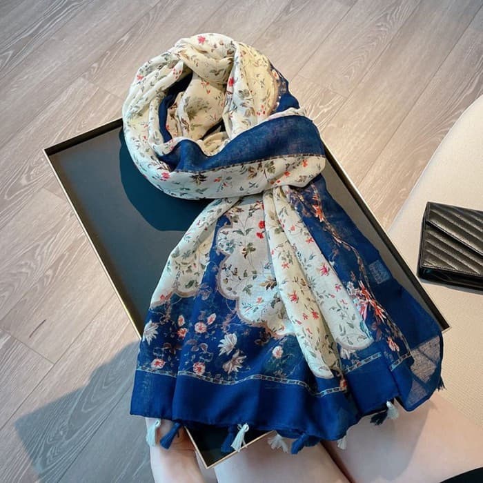 Lenço feminino de algodão e linho, xale ultra-fino de gaze para proteção solar em viagens