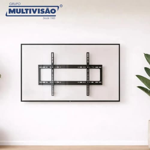 Suporte Fixo Para Tv De 26 A 65 com até 50KG Multivisão Preto