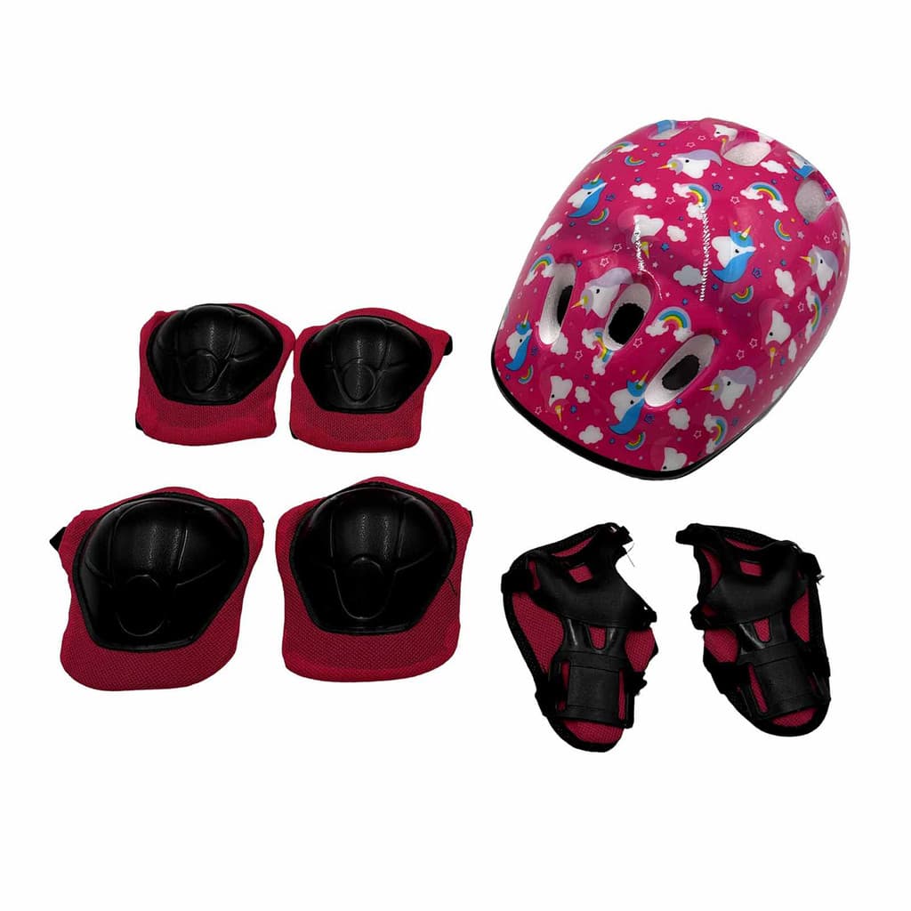 Kit Proteção Infantil Completo Capacete Joelheira Cotoveleira