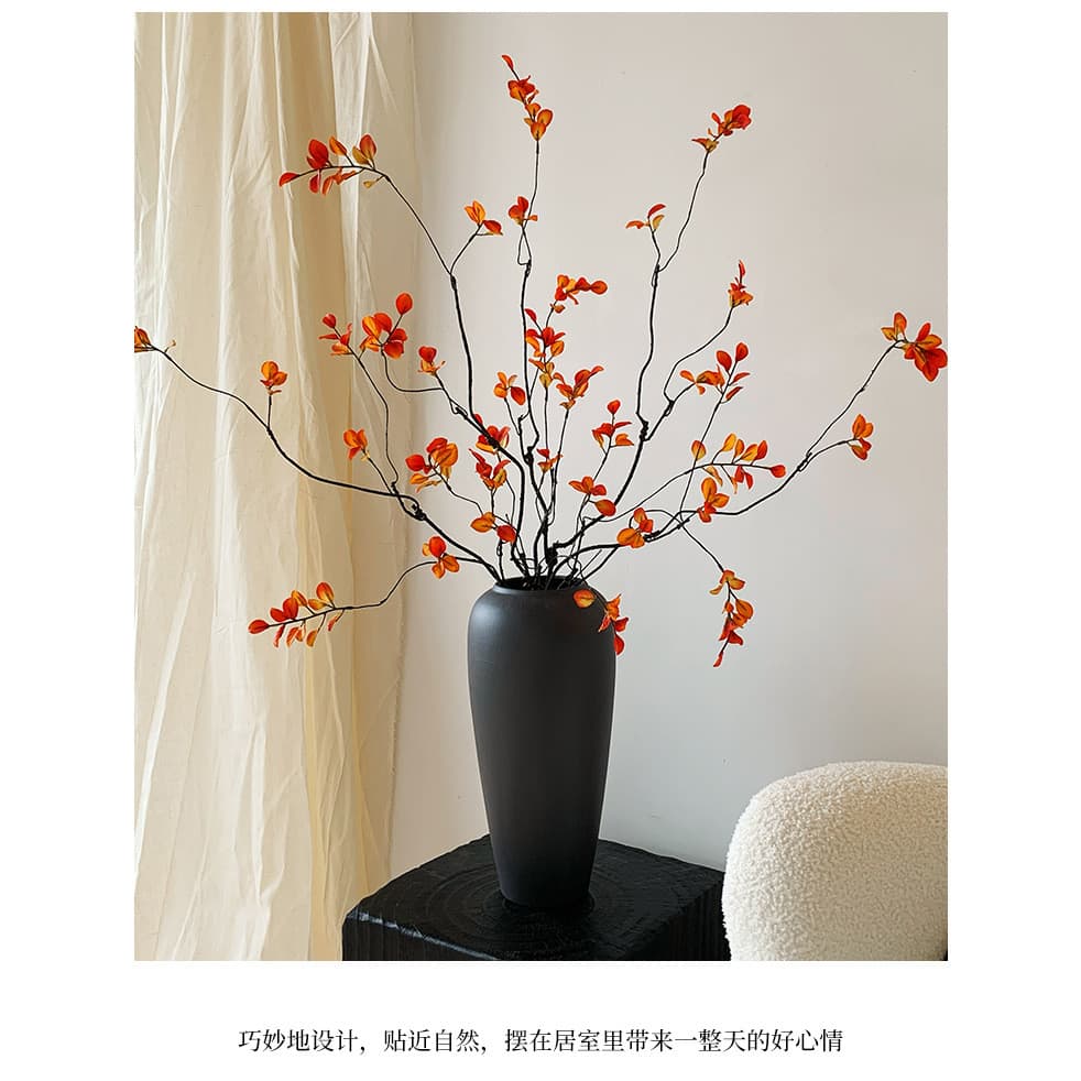 🌺Bestseller🌺Folhas de bordo vermelhas de outono estilo Wabi-sabi, flores artificiais, flores falsas, folhas de bordo ar