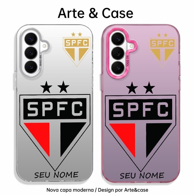 Capinha de silicone fosca impacto-São Paulo Futebol Clube For Samsung Galaxy A07 A23 A24 A25 A30 33 34 50 55 56 Core