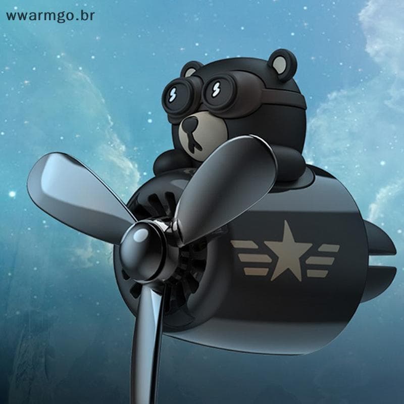 Ambientador De Ar Para Carro WWARM Bear , Saída De Hélice Rotativa , Fragrância , Acessórios