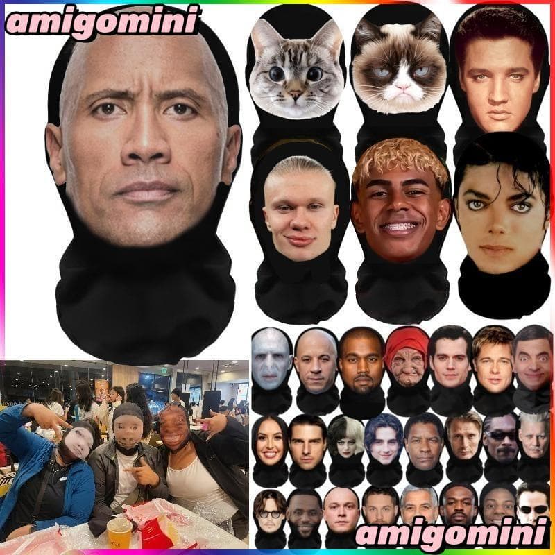 balaclava De Máscara facial Engraçada 3D , Dramatização De Celebridades (Mr Bean , Voldemort , Hannibal , Jason Statham)