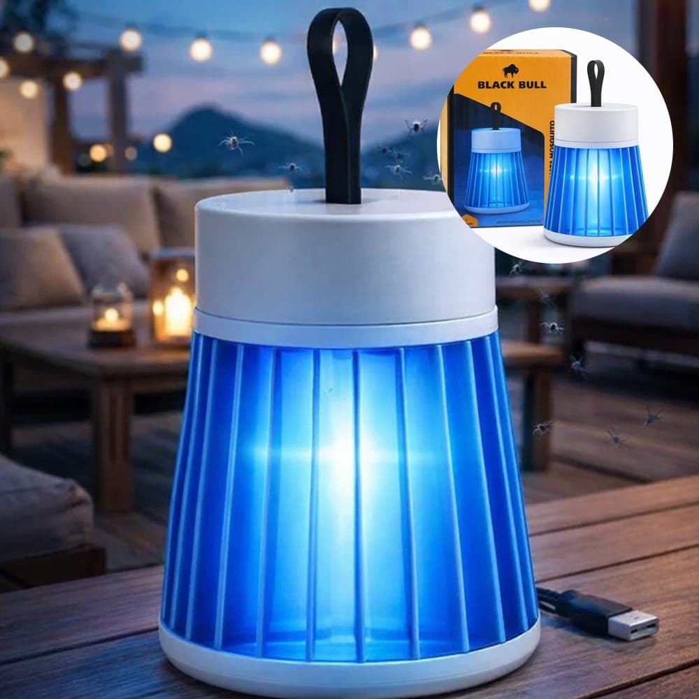 Luminária Mata Mosquito Repelente USB Portátil Elétrica Anti Insetos