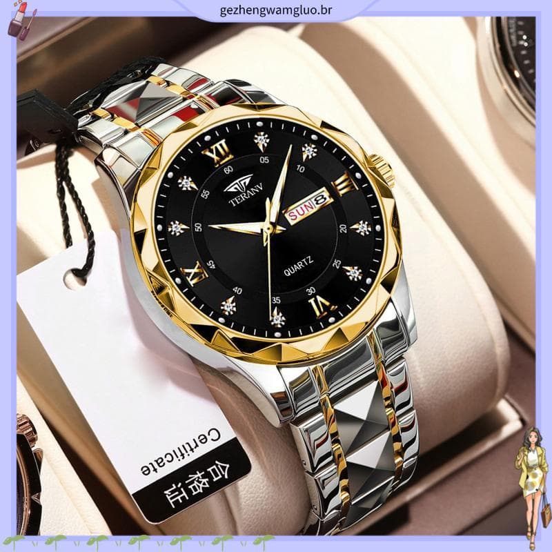 2025 novo estilo relógio masculino suíço genuíno autêntico relógio mecânico automático à prova dwaterproof água luminosa