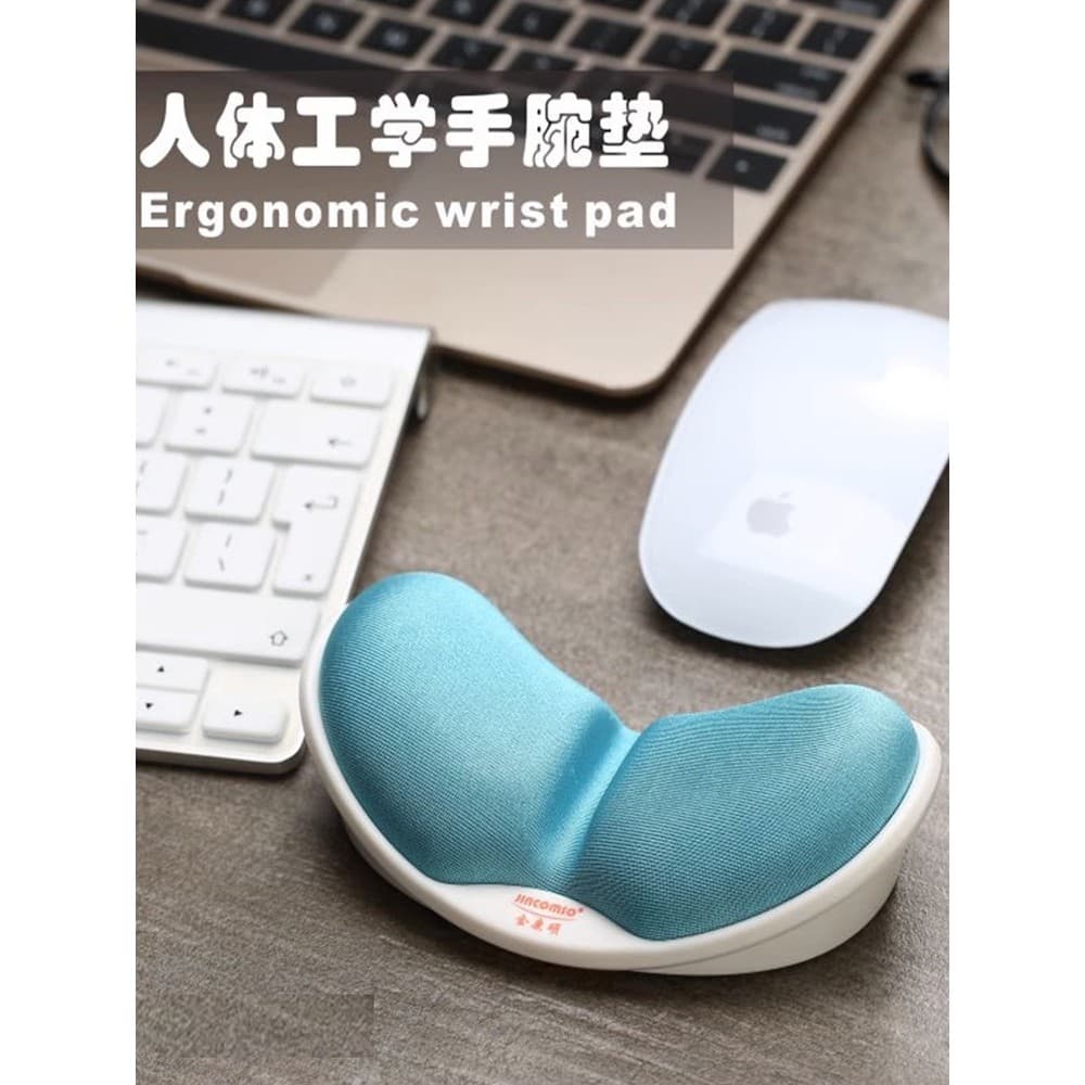 Almofada de pulso para mouse em forma de V, confortável, palma, simples, jogo de escritório, alto valor, mouse, feminino