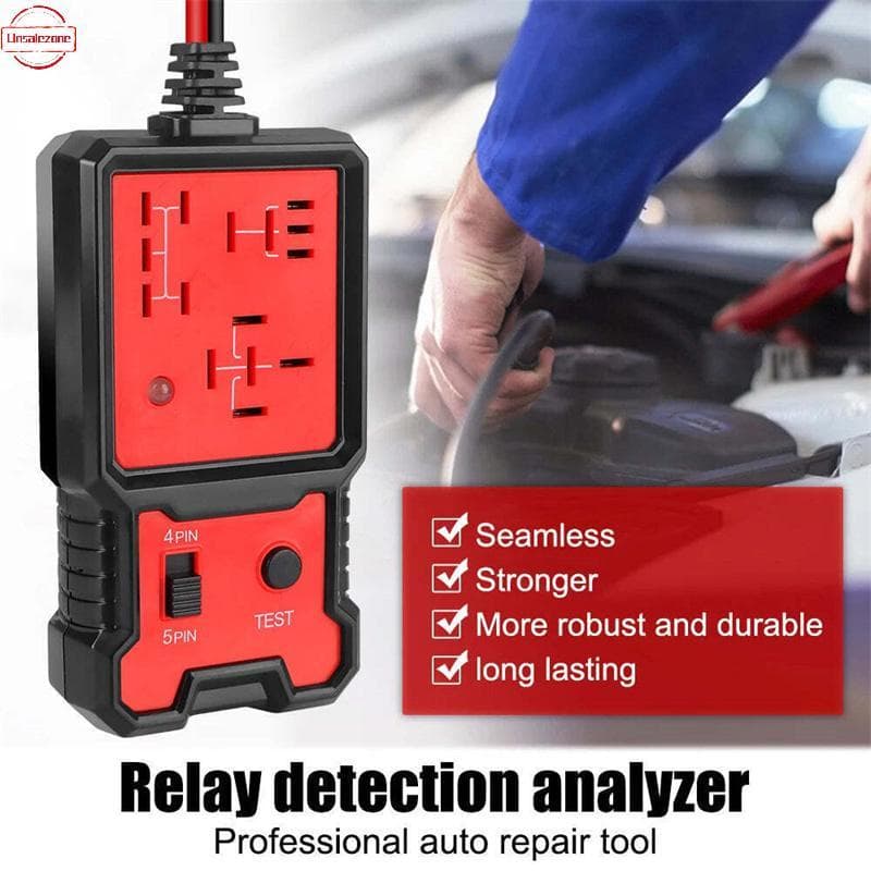 OZTH Universal 12V Testador De Relé De Carro Eletrônico Automotivo Para Bateria Automática Analisador De Alternador Ferr
