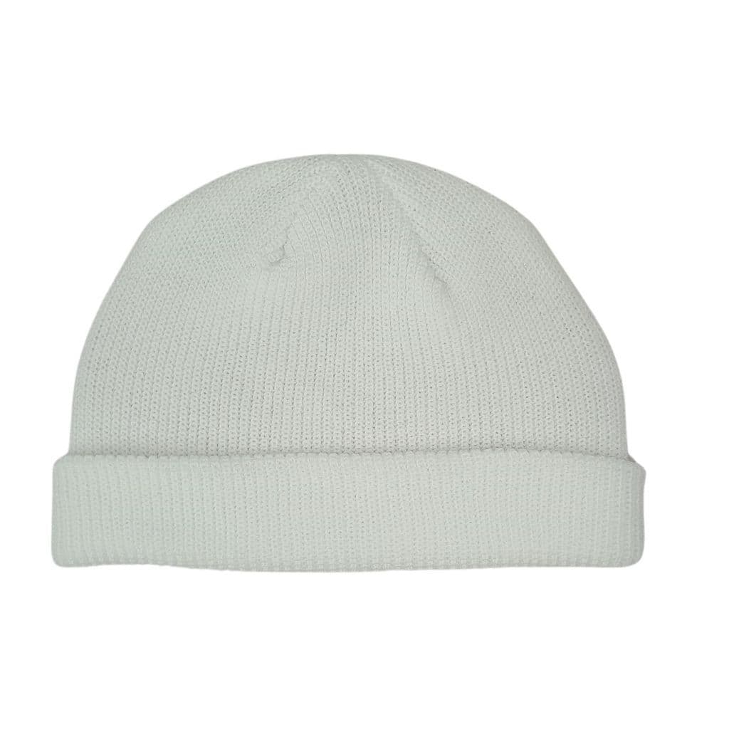 Gorro Touca Lenhador Marinheiro Canelada Adulto Unissex Branco