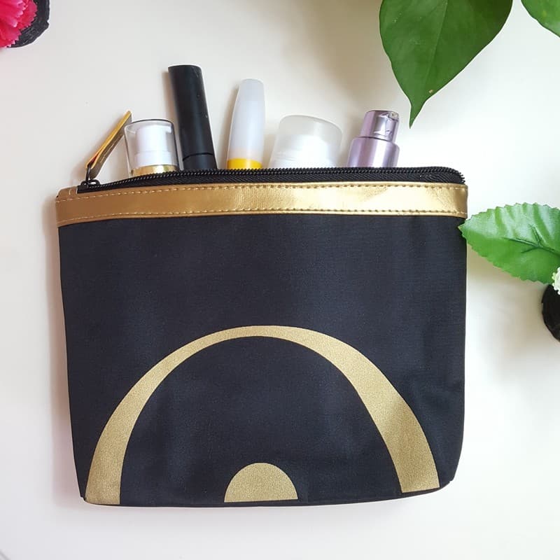 Estilo coreano saco de cosméticos simples das mulheres dos homens Mini saco de higiene pessoal à prova dwaterproof água