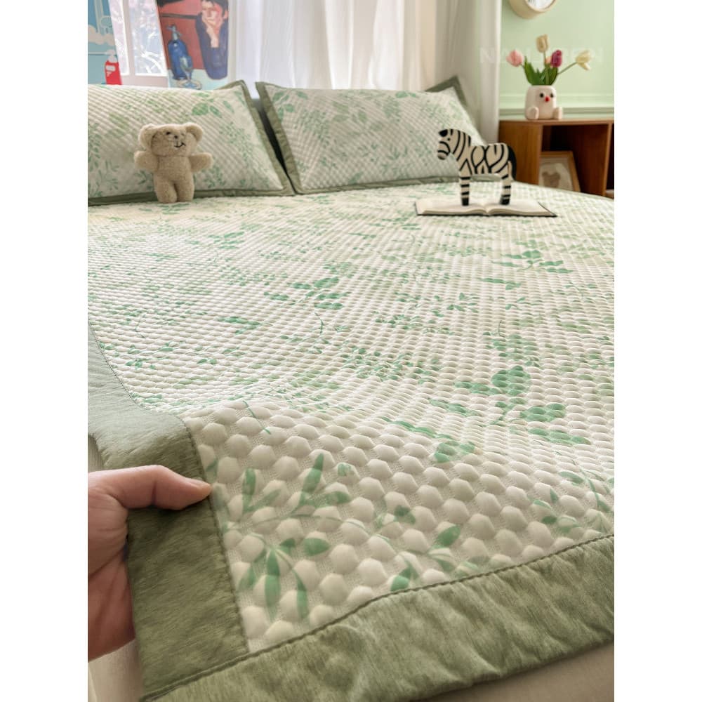 Lençol de cama legal de seda gelada, peça única, colchão legal, capa protetora com tudo incluído, dormitório, conjunto d