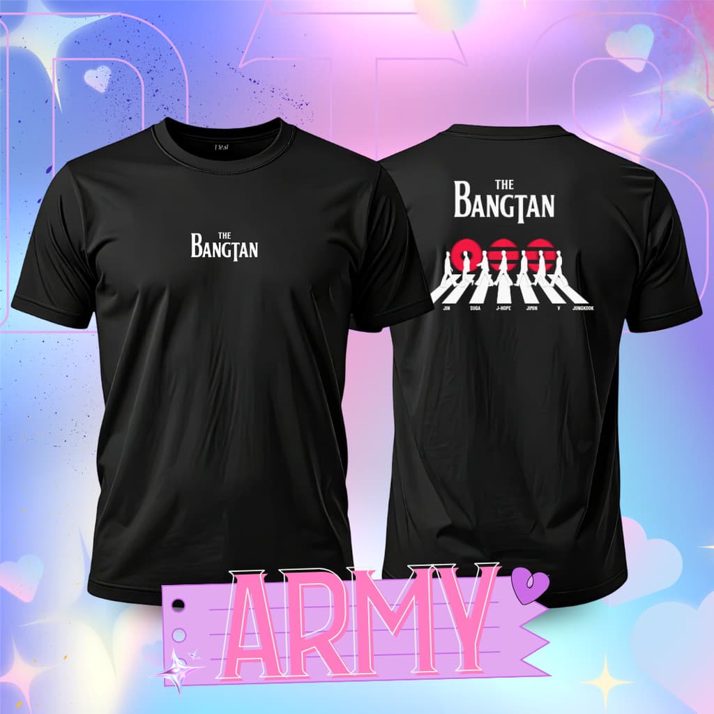 Camiseta BTS Army Kpop Camisa Algodão 100% Fio 30.1 Unissex Presente Amigo Secreto