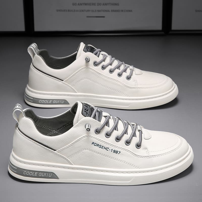 Novos sapatos masculinos, tênis esportivos casuais e versáteis para homens, tênis brancos masculinos UADA