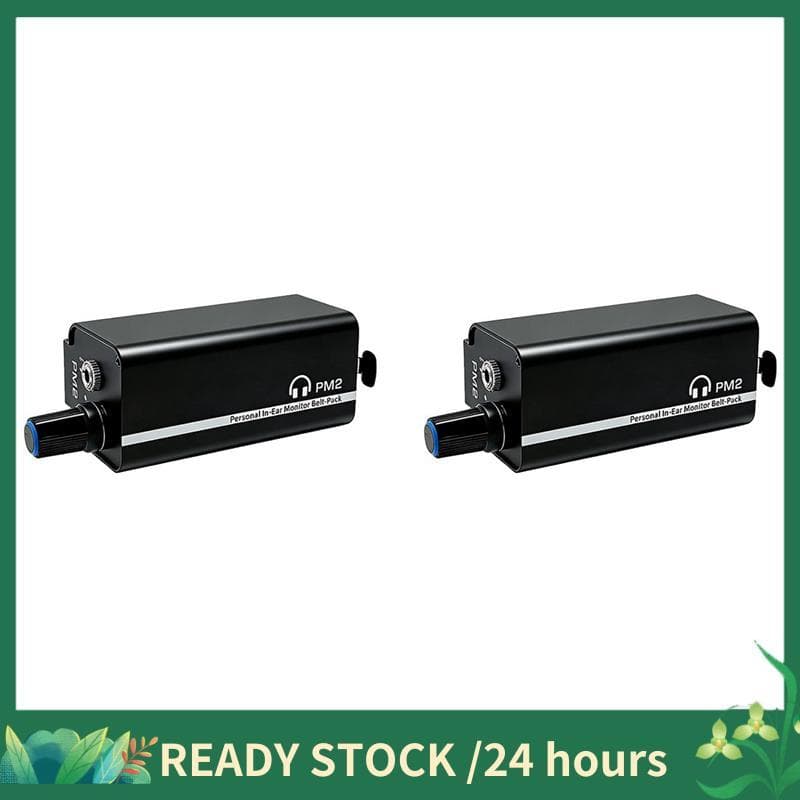 2X PM2 Amplificador De Fone De Ouvido XLR/6.35MM Conversor Interface De Áudio Clipe Montagem