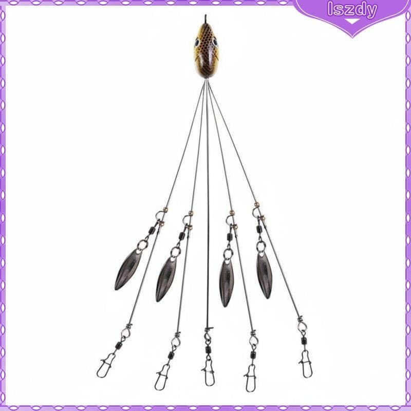 [Lszdy] Alabama Rig 18 G Umbrella Cabeça De Criatura Aquática Realista Para Pescadores