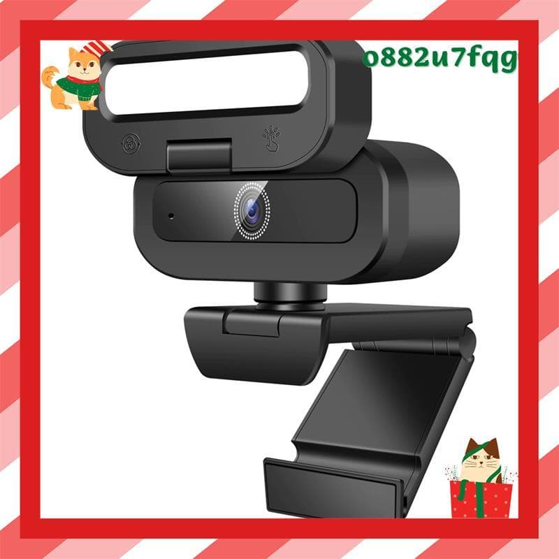 Microfone Giratório 4K 60FPS Webcam Ao Vivo USB Luz De Preenchimento De Câmera Com Foco Automático Para PC Laptop Stream